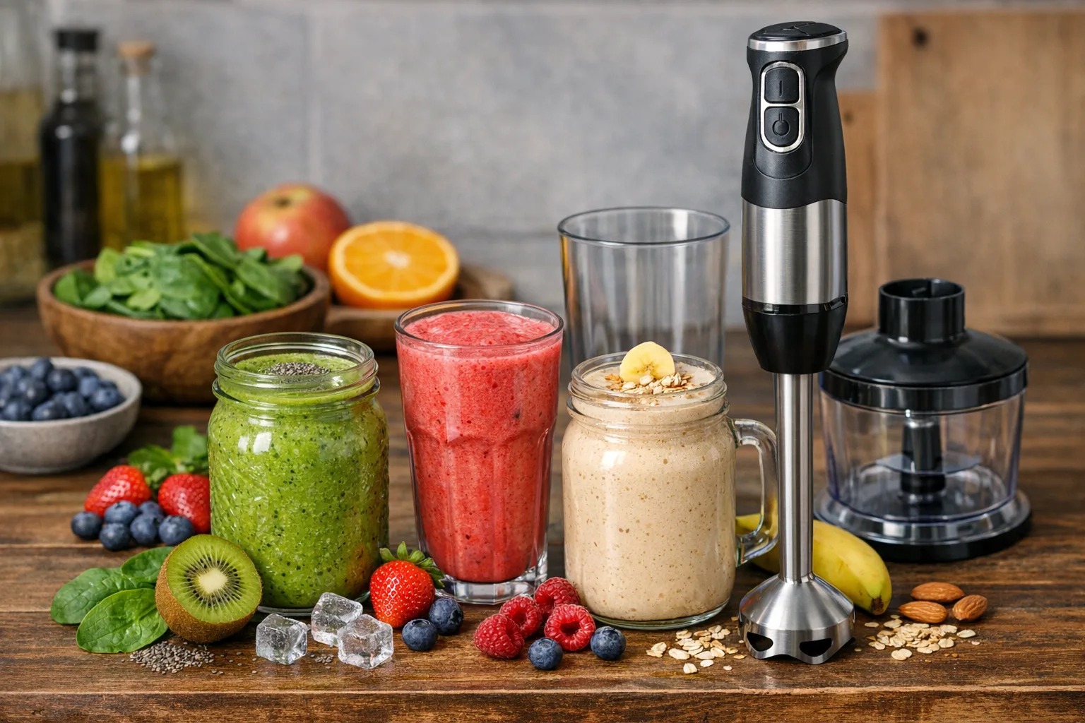 Smoothies & Shakes mit Stabmixer: Gesunde Drinks fuer jeden Tag