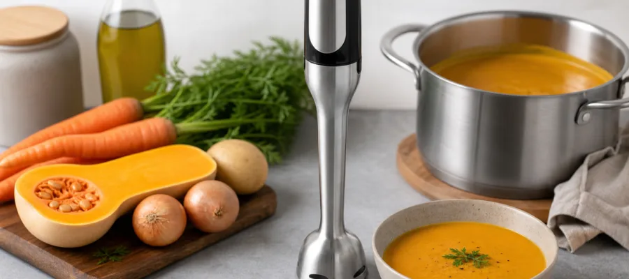 Cremesuppen mit Stabmixer: Einfache Rezepte fuer samtige Suppen