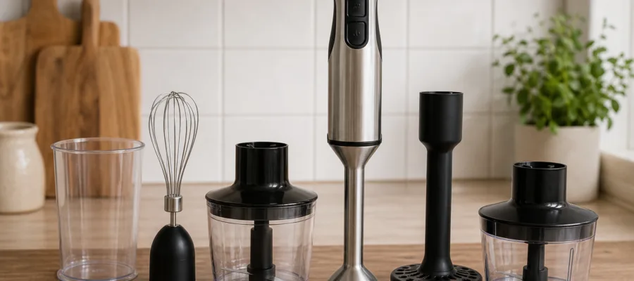 Zubehoer richtig verwenden: Mixer-Aufsaetze fuer mehr Funktionen am Stabmixer
