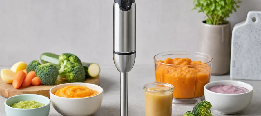 Babybrei & Kindergerichte mit Stabmixer: Naehrstoffreich und fein