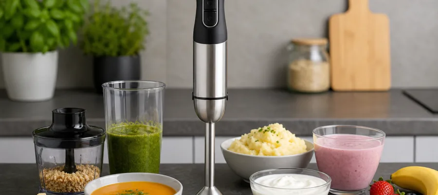 Optimale Anwendung des Stabmixers: Tutorials fuer verschiedene Lebensmittelarten